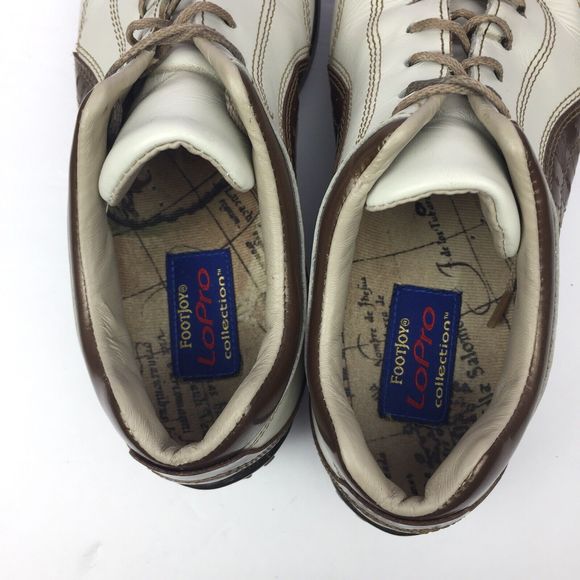 Footjoy LoPro Collection Beige Golf Soft Spike Shoes Women's Size US 7 M 97090 - Picture 6 of 7